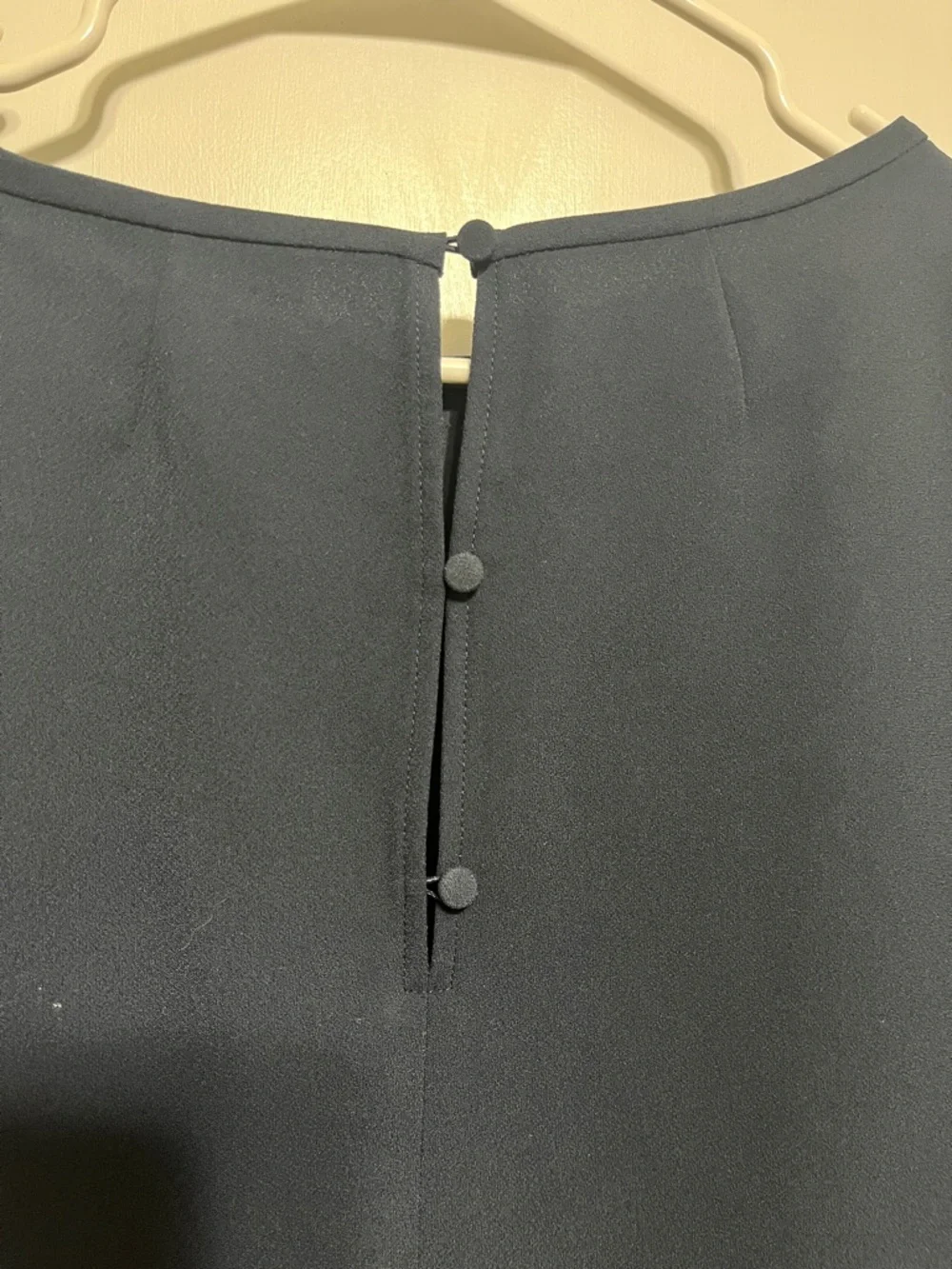 J. Crew Navy Tiered Bell Sleeve Blouse Size 8